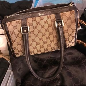 Gucci Monogram Boston Handbag (Re Posh) 😊.